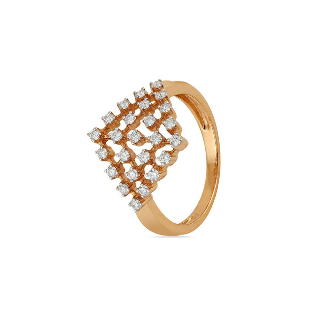 Tanishq 18KT Diamond Finger Ring for Women 2