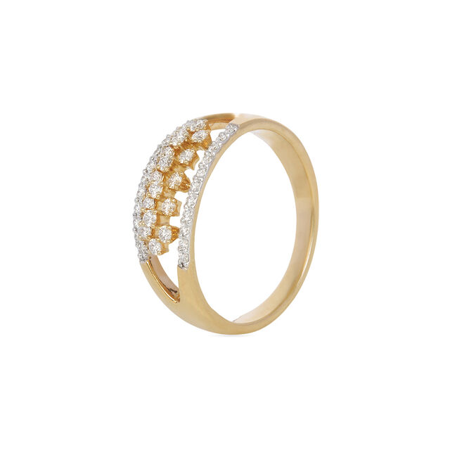 Tanishq 18KT Diamond Finger Ring 2