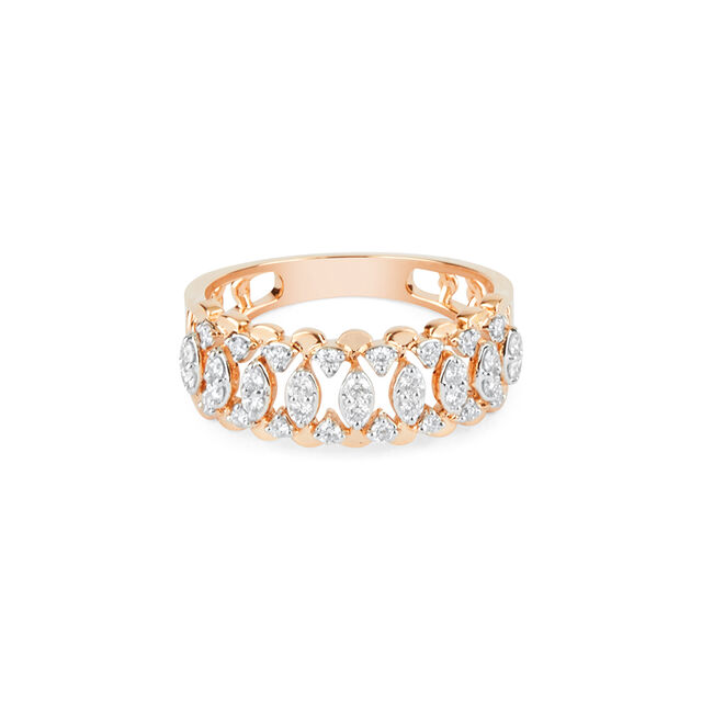 Tanishq 18 Karat Diamond Finger Ring for Women 2