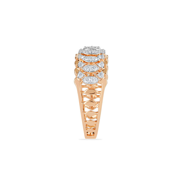 Tanishq 18 Karat Diamond Finger Ring for Women 5