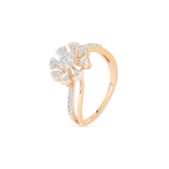 Tanishq 18KT Diamond Finger Ring for Women 2