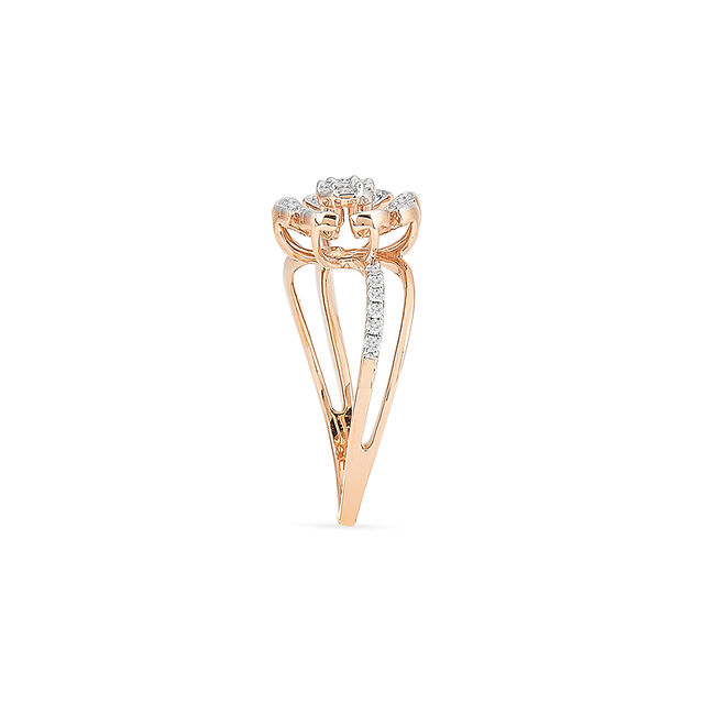 Tanishq 18KT Diamond Finger Ring for Women 4