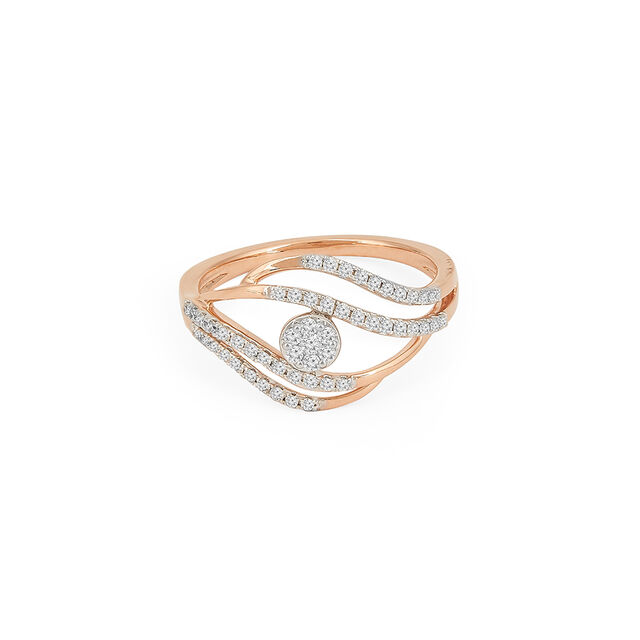 Tanishq 18KT Diamond Finger Ring for Women 