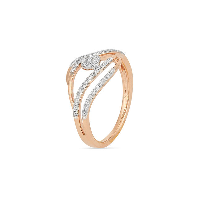 Tanishq 18KT Diamond Finger Ring for Women 2