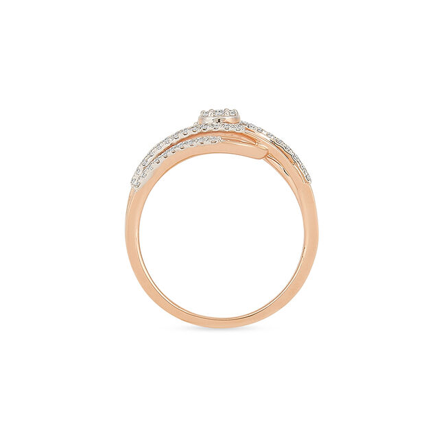 Tanishq 18KT Diamond Finger Ring for Women 3