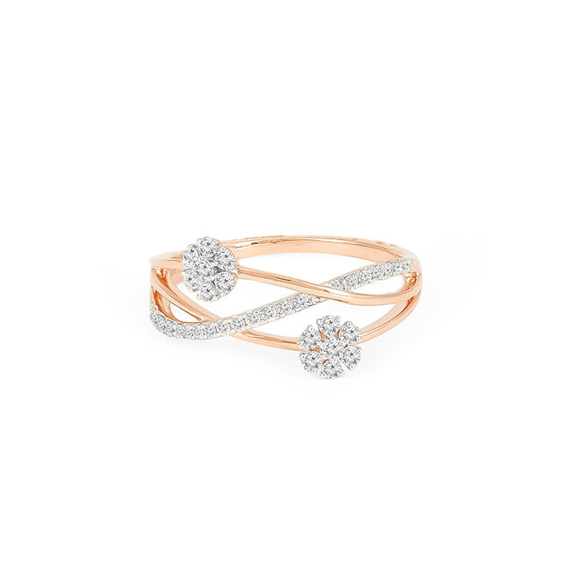 Tanishq 18KT Diamond Finger Ring for Women 