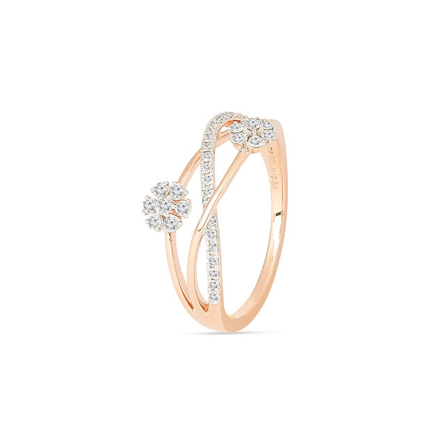 Tanishq 18KT Diamond Finger Ring for Women 2