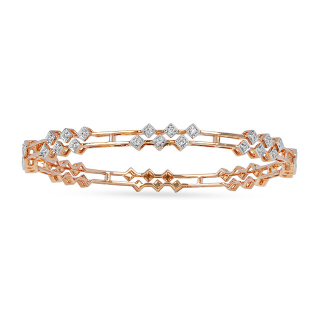 Tanishq 18KT Diamond Bangle for Women 3