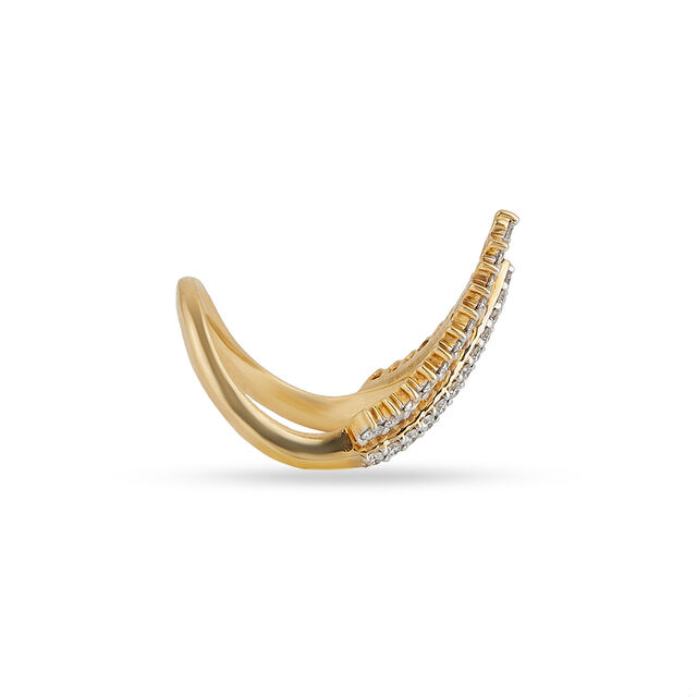 Tanishq 18KT Diamond Finger Ring for Women 3