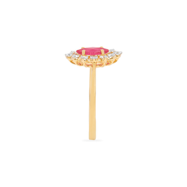 Tanishq 18KT Diamond Finger Ring for Women 4