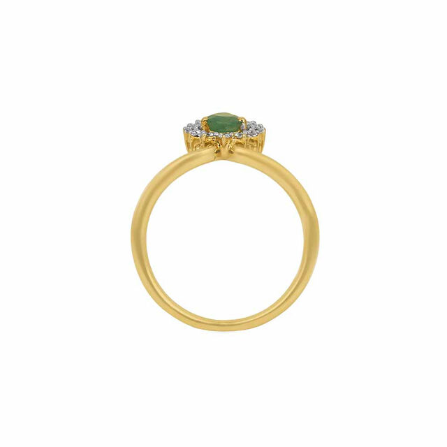 Tanishq 18KT Diamond Finger Ring for Women 4