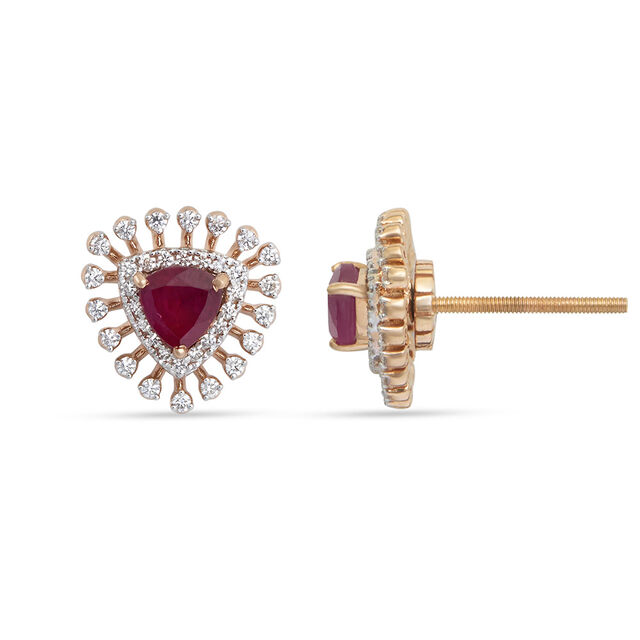 Tanishq 18KT Diamond Earrings 2