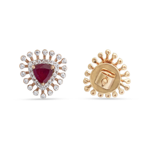 Tanishq 18KT Diamond Earrings 3