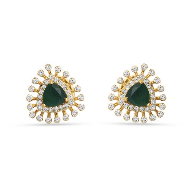 Tanishq 18KT Diamond Earrings 4
