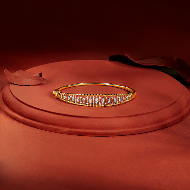 Tanishq 18 KT Diamond Bangle for Women 