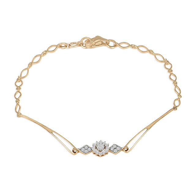 Tanishq 18KT Diamond Bracelet for Women 