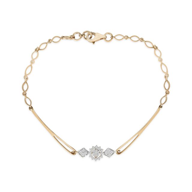 Tanishq 18KT Diamond Bracelet for Women 4