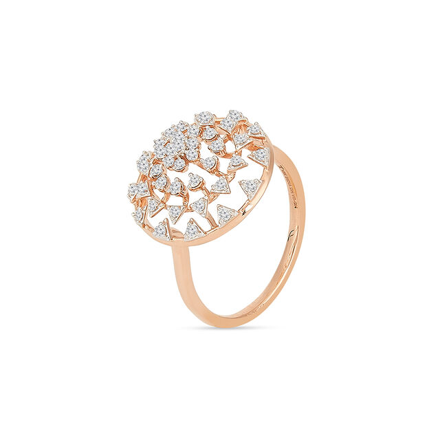 Tanishq 18KT Diamond Finger Ring for Women 3
