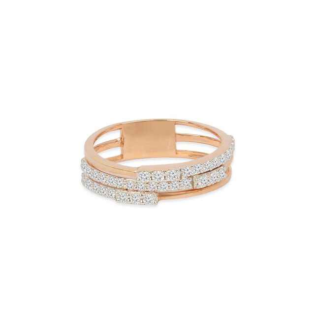 Tanishq 18KT Diamond Finger Ring for Women 