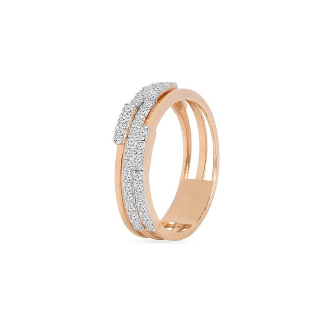 Tanishq 18KT Diamond Finger Ring for Women 2