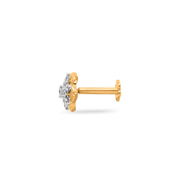 tanishq gold tie pin