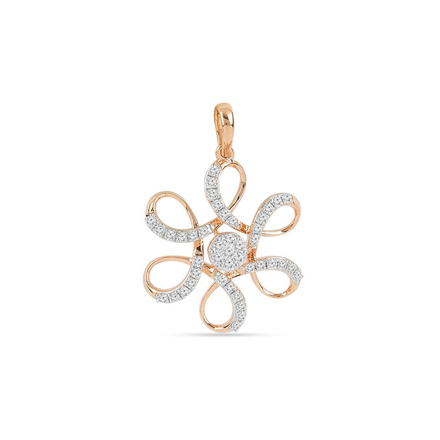 Tanishq 18KT Diamond Pendant for Women 