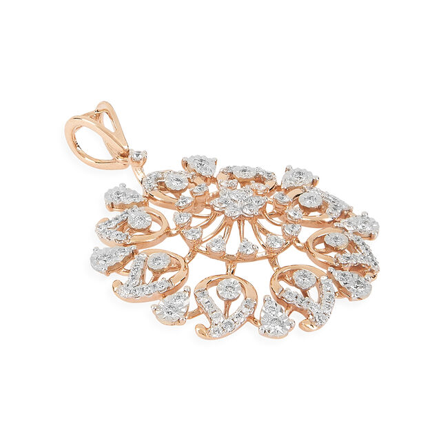 Tanishq 18KT Diamond Pendant for Women 2