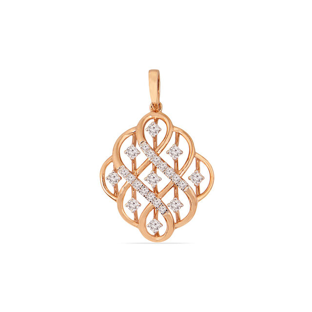 Tanishq 18KT Diamond Pendant for Women 