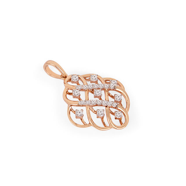 Tanishq 18KT Diamond Pendant for Women 2
