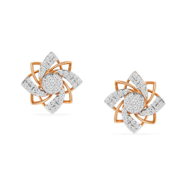 Tanishq 18KT Diamond Earrings for Women 
