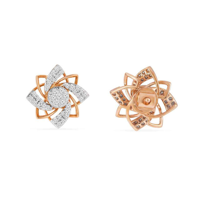 Tanishq 18KT Diamond Earrings for Women 3