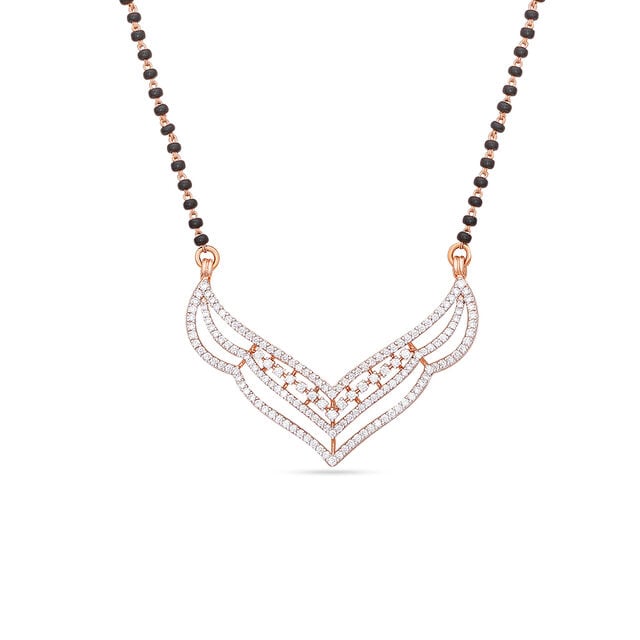 Tanishq 18 Karat Diamond Mangalsutra for Women 