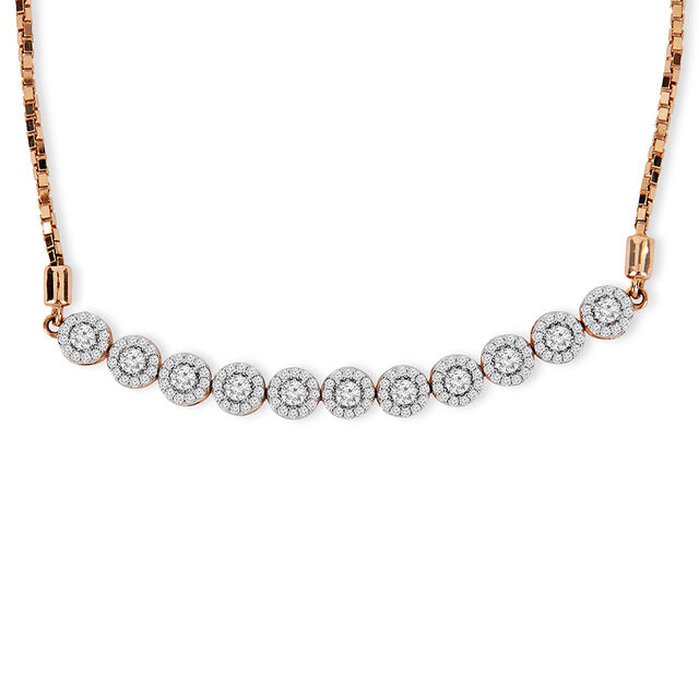 Tanishq 18KT Diamond Bracelet for Women 3