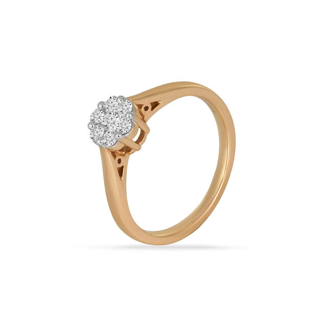 Tanishq 18KT Diamond Finger Ring for Women 3