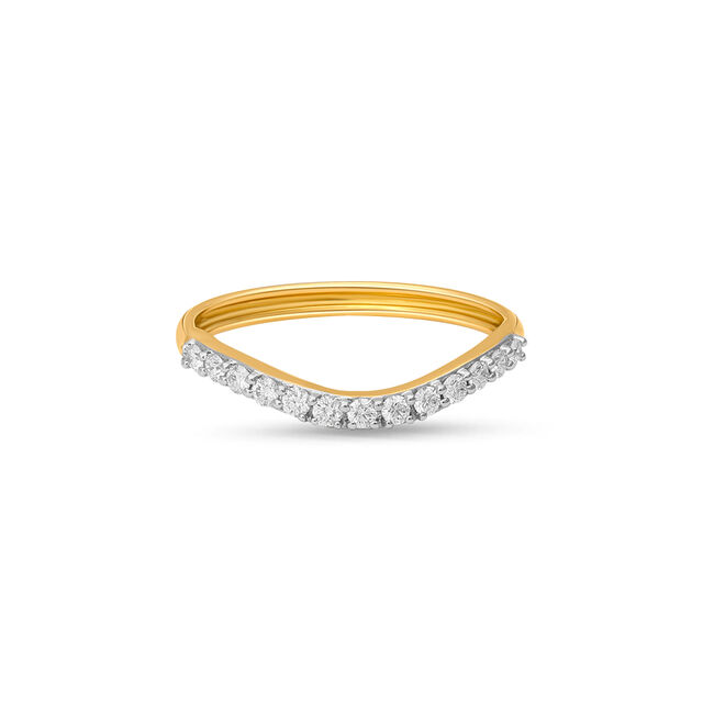 Tanishq 18 Karat Diamond Finger Ring for Women