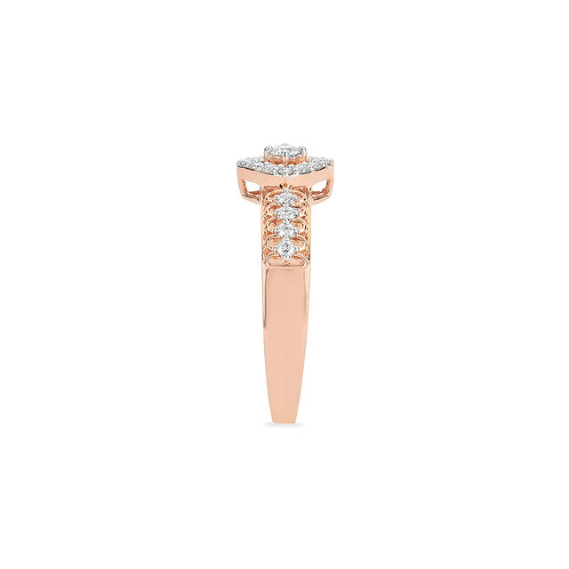 Tanishq 18 Karat Diamond Finger Ring for Women