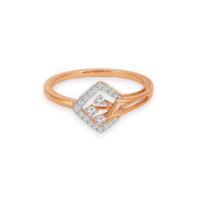 Tanishq 18KT Diamond Finger Ring for Women 