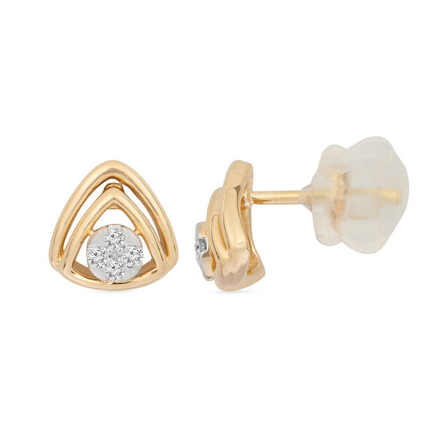 Radiance Of Elegance Diamond Stud Earrings 2