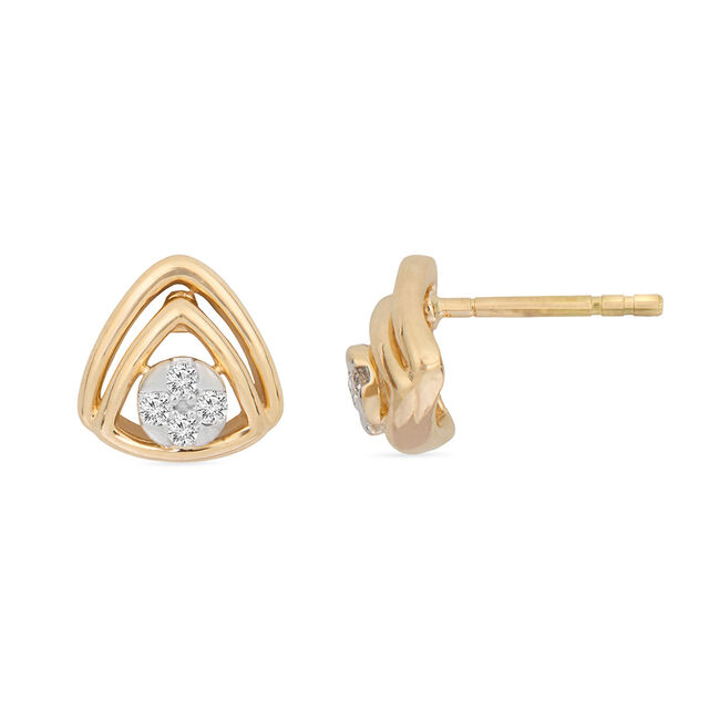 Radiance Of Elegance Diamond Stud Earrings 4