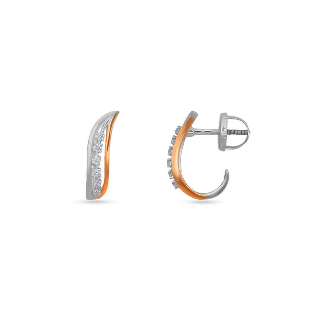 Tanishq 18 Karat Diamond Earrings for Women 2