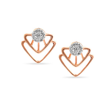 Tanishq Diamond Earrings