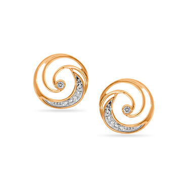 Tanishq Diamond Earrings