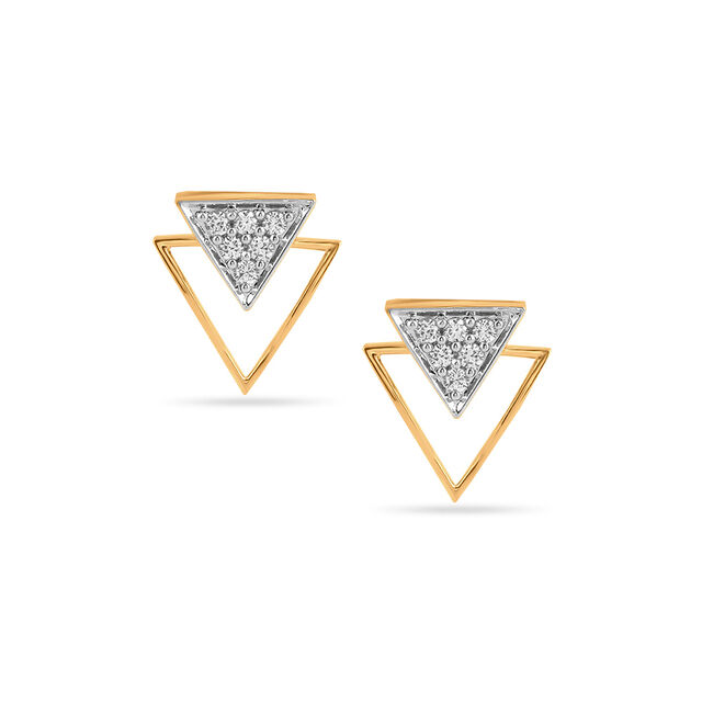Tanishq Diamond Earrings 