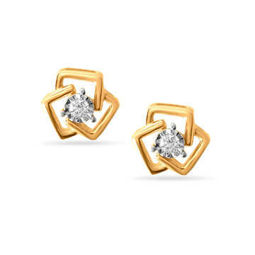 Tanishq Diamond Earrings