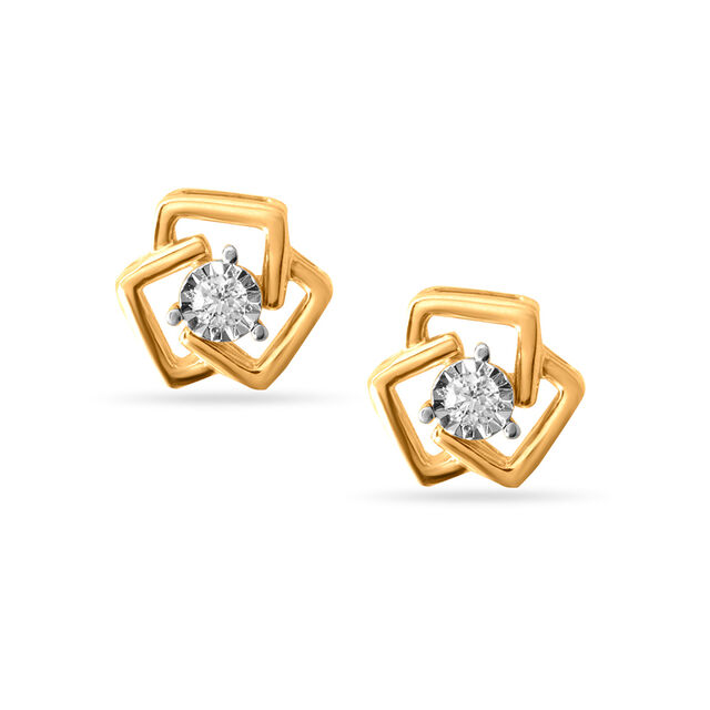 Tanishq Diamond Earrings 