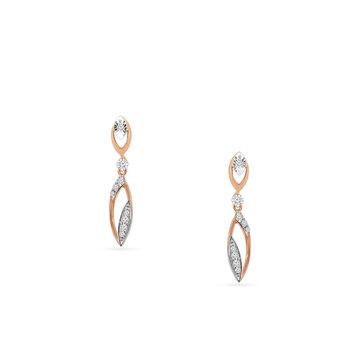 Tanishq 18KT Diamond Drop Earrings for Women