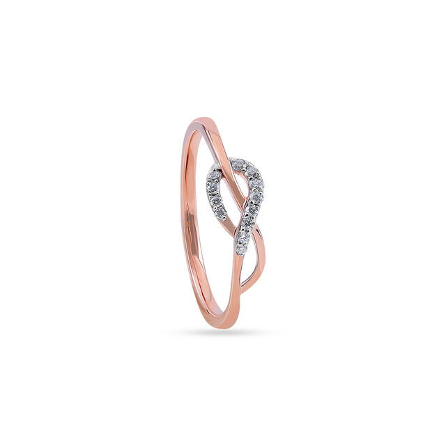 Sleek Infinity Diamond Ring