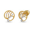 Modernist Geometric Diamond Earrings 3