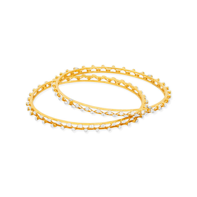 Tanishq 18 Karat Diamond Bangle for Women
