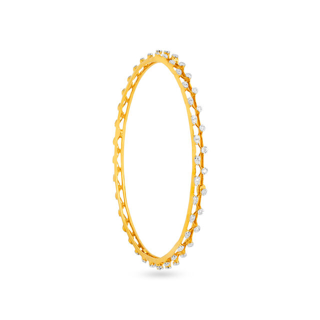Tanishq 18 Karat Diamond Bangle for Women